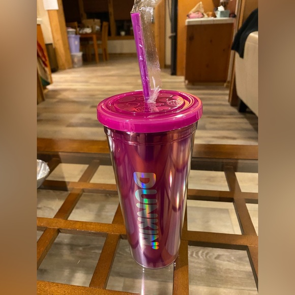 Dunkin Donuts Other - Limited Edition 2024 Dunkin Donuts Pink/Purple Valentines Day Tumbler